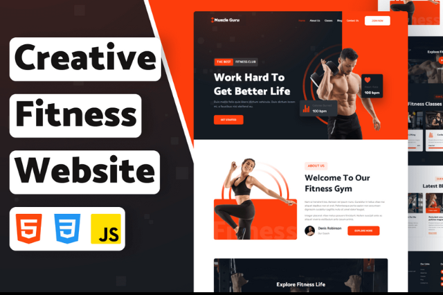 Gym Landing Page